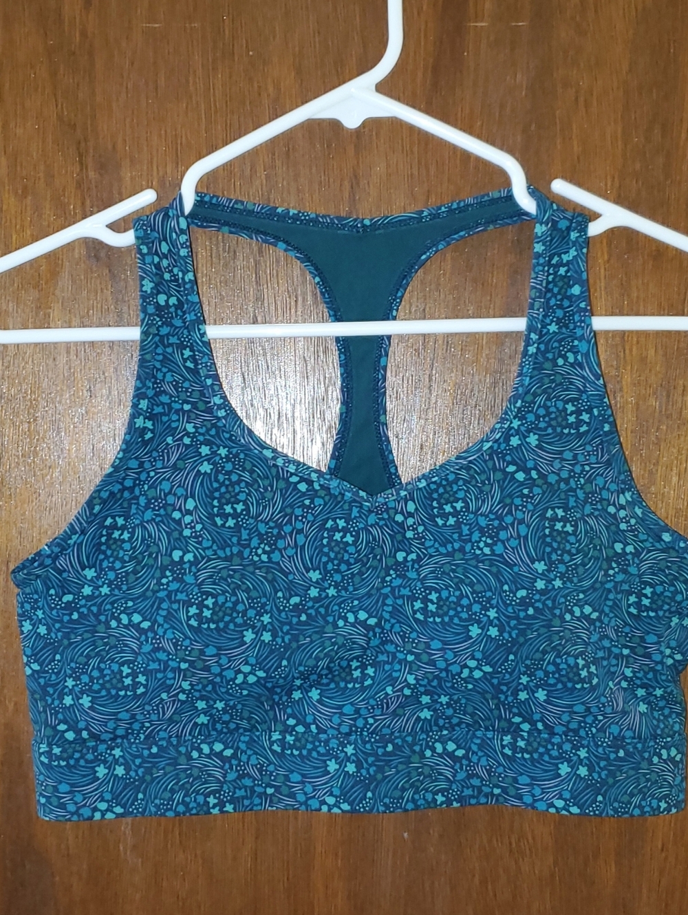 Zyia Active Sprig Blossom Luxe Mesh Sports Bra Sz Large